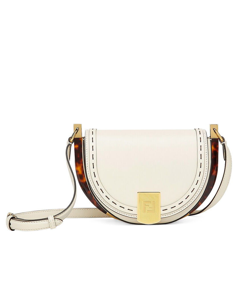 Fendi Moonlight Iconic FF Handbag 8BT346 Cream